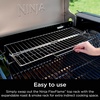 image:imageNinja FlexFlame Expandable Roast amp Smoke Rack for PG300 Steel Holds 15lbs  Ninja FlexFlame Roast amp Smoke Rack doubles indirect cooking capacity fitting 3 rib racks or 15 lbs of food