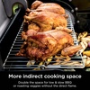 image:imageNinja FlexFlame Expandable Roast amp Smoke Rack for PG300 Steel Holds 15lbs  Ninja FlexFlame Roast amp Smoke Rack doubles indirect cooking capacity fitting 3 rib racks or 15 lbs of food