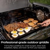 image:imageNinja FlexFlame FullSize Griddle with Grease Drain XSKFULGRIDLE  RustResistant Carbon Steel Delivers even edgetoedge heat and fits 12 smash burgers or 16 eggs