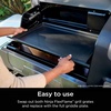 image:imageNinja FlexFlame FullSize Griddle with Grease Drain XSKFULGRIDLE  RustResistant Carbon Steel Delivers even edgetoedge heat and fits 12 smash burgers or 16 eggs