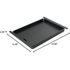 image:imageNinja FlexFlame HalfSize Griddle with Grease Drain XSKHLFGRIDLE  RustResistant Carbon Steel Grill and griddle at once fitting 6 smash burgers or 8 eggs