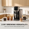 image:imageNinja Fresh Brew Coffee Maker 12 Cup Glass Carafe Stainless Steel CE251Ninja DualBrew Coffee Maker Premium