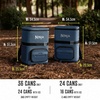 image:imageNinja FrostVault Go 23 Litre 36Can Backpack Outdoor Soft Cooler with Cold Dry Zone Keeps ice for up to 24 Hours Navy FF136EUUKNV