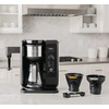image:imageNinja Hot and Cold Brewed System AutoiQ Tea and Coffee Maker with 6 Brew Sizes 50 fluid ounces 5 Brew Styles Frother Coffee amp Tea Baskets with Glass Carafe CP301BlackGlass Carafe