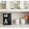 image:imageNinja Hot and Cold Brewed System AutoiQ Tea and Coffee Maker with 6 Brew Sizes 50 fluid ounces 5 Brew Styles Frother Coffee amp Tea Baskets with Glass Carafe CP301BlackGlass Carafe