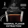 image:imageNinja Hot and Cold Brewed System AutoiQ Tea and Coffee Maker with 6 Brew Sizes 50 fluid ounces 5 Brew Styles Frother Coffee amp Tea Baskets with Glass Carafe CP301BlackGlass Carafe