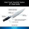 image:imageNinja K30020 Foodi NeverDull System 8Inch Chef Knife Premium German Stainless Steel Black