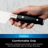 image:imageNinja K32003 Foodi NeverDull System 3Piece Chef Knife Utility amp Paring Set Premium German Stainless Steel Black