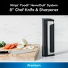 image:imageNinja K32502 Foodi NeverDull System Chef Knife amp Knife Sharpener Set Premium German Stainless Steel Black