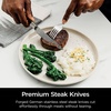 image:imageNinja K52013 Foodi NeverDull Premium 13 Piece German Stainless Steel Wood Series Knife System with Builtin Sharpener Walnut StainBlackBlack