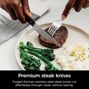 image:imageNinja K52013 Foodi NeverDull Premium 13 Piece German Stainless Steel Wood Series Knife System with Builtin Sharpener Walnut StainBlackWalnut Block