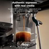 image:imageNinja Luxe Caf Mini Espresso Machine amp Drip Coffee Stainless ES301  Builtin Burr Grinder Precision Scale amp Manual Steam Wand Lattes Cappuccinos amp MoreLuxe Caf Mini