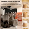 image:imageNinja Luxe Caf Mini Espresso Machine amp Drip Coffee Stainless ES301  Builtin Burr Grinder Precision Scale amp Manual Steam Wand Lattes Cappuccinos amp MoreLuxe Caf Mini Plus AutoFroth