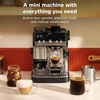 image:imageNinja Luxe Caf Mini Espresso Machine amp Drip Coffee Stainless ES301  Builtin Burr Grinder Precision Scale amp Manual Steam Wand Lattes Cappuccinos amp MoreLuxe Caf Mini