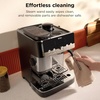 image:imageNinja Luxe Caf Mini Espresso Machine amp Drip Coffee Stainless ES301  Builtin Burr Grinder Precision Scale amp Manual Steam Wand Lattes Cappuccinos amp MoreLuxe Caf Mini