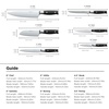 image:imageNinja NeverDull 14Pc Knife System Builtin Sharpener Black K32014  Stays razorsharp 10 years German stainless steel blades A few swipes of the foolproof sharpener restores a superior edge14Piece