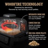 image:imageNinja OG701 Woodfire Outdoor Grill amp Smoker 7in1 Master Grill BBQ Smoker Air Fryer plus Bake Roast Dehydrate amp Broil uses Woodfire Pellets1 Pack Included Portable Electric Red