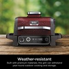 image:imageNinja OG701 Woodfire Outdoor Grill amp Smoker 7in1 Master Grill BBQ Smoker Air Fryer plus Bake Roast Dehydrate amp Broil uses Woodfire Pellets1 Pack Included Portable Electric Red