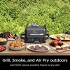 image:imageNinja OG751 Woodfire Pro Outdoor Grill with BuiltIn Thermometer 7in1 Master Grill BBQ SmokerampOutdoor Air Fryer plus BakeRoast DehydrateampBroilWoodfire Technologywith All Purpose Blend PelletsCover  2lb Pellets  Stand