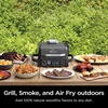 image:imageNinja OG751 Woodfire Pro Outdoor Grill with BuiltIn Thermometer 7in1 Master Grill BBQ SmokerampOutdoor Air Fryer plus BakeRoast DehydrateampBroilWoodfire Technologywith All Purpose Blend Pellets2lb Robust  Sample Pellets