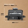 image:imageNinja OG751 Woodfire Pro Outdoor Grill with BuiltIn Thermometer 7in1 Master Grill BBQ SmokerampOutdoor Air Fryer plus BakeRoast DehydrateampBroilWoodfire Technologywith All Purpose Blend Pellets2lb Robust  Sample Pellets