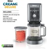 image:imageNinja Refurbished NC501 CREAMi Deluxe 11in1 XL Ice Cream Maker Silver Bundle with 2 YR CPS Enhanced Protection Pack Renewed