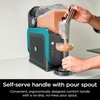 image:imageNinja SLUSHi Professional Frozen Drink Maker with RapidChill Technology 88 oz Frozen Drink amp Slushie Machine 2 Preset Programs Frozen Margaritas and More Premium Accents Teal FS299