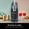 image:imageNinja SLUSHi Professional Frozen Drink Maker with RapidChill Technology Frozen Drink amp Slushie Machine 5 Preset Programs Frozen Margaritas Frapps and More Grey FS301C Canadian Version Renewed
