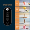 image:imageNinja SLUSHi Professional Frozen Drink Maker with RapidChill Technology Frozen Drink amp Slushie Machine 5 Preset Programs Frozen Margaritas Frapps and More Grey FS301C Canadian Version  RapidChill technology 5 presets no ice required