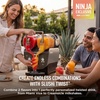 image:imageNinja SLUSHi Twist Smart Frozen Drink Maker with Dual SlushAssist FS701GN  2 SLUSHI MACHINES IN 1 Serve separately or twist together Dual SlushAssist Technology 10 Servings two 72 oz vessel