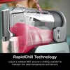 image:imageNinja SLUSHi with RapidChill Technology 96 oz Frozen Drink amp Slushie Machine 5 Programs Slush Spiked Slush Frappe Milkshake Frozen Juice FS305CO  Two 16oz Insulated Bubble Cups Renewed96 oz  Bubble Cups Set
