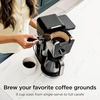 image:imageNinja Specialty Drip Coffee Maker DualBrew Pro Black CFP301  Coffee Machine w Frother Paper Filter Brew with Pods amp Grounds K Cups Compatible 4 Brew Styles 13 Cup to Pot Sizesw K Cup Combo Paper Filter