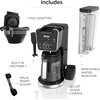 image:imageNinja Specialty Drip Coffee Maker DualBrew Pro Black CFP301  Coffee Machine w Frother Paper Filter Brew with Pods amp Grounds K Cups Compatible 4 Brew Styles 13 Cup to Pot Sizesw K Cup Combo Paper Filter