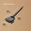 image:imageNinja Woodfire Grill Cleaning Brush amp Scraper NonScratch Heat Resistant  Ninja Woodfire Grill Cleaning Brush is heatresistant and nonscratch with a scraper tool that fits all grill grates