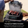 image:imageNinja Woodfire Outdoor Grill amp Smoker 6in1 Air Fry Bake Broil OG321  Ninja Woodfire 6in1 Grill amp Smoker uses wood pellets amp electric power to grill steaks smoke brisket or air fry wings6in1 Grill  Smoker