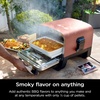 image:imageNinja Woodfire Oven amp Smoker 8in1 Heats to 700F Terracotta Red OO101  5 pizza styles bakes amp proofs at up to 700F fitting a 12 pizza or 6 chicken breastsPizza Oven  Smoker