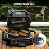 image:imageNinja Woodfire Pro Outdoor Grill with Builtin Thermometer OG751  Ninja Woodfire Pro Grill uses wood pellets amp electric power with a builtin thermometer for perfect noguesswork cooking7in1 GrillThermometer