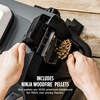 image:imageNinja Woodfire Pro Outdoor Grill with Builtin Thermometer OG751  Ninja Woodfire Pro Grill uses wood pellets amp electric power with a builtin thermometer for perfect noguesswork cooking7in1 GrillThermometer