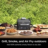 image:imageNinja Woodfire Pro Outdoor Grill with Builtin Thermometer OG751  Ninja Woodfire Pro Grill uses wood pellets amp electric power with a builtin thermometer for perfect noguesswork cooking7in1 Grill