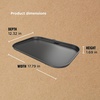 image:imageNinja Woodfire XL Griddle Plate for OG800OG900 Ceramic NonStick Black  Ninja Woodfire XL Griddle Plate clicks into your grill for even edgetoedge searing with easyclean nonstick surfacePlate