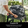 image:imageNinja Woodfire XL Grill Cover for OG800OG900 UVWater Resistant Black  Ninja Woodfire XL Grill Cover Pro is water amp UV resistant with a snug adjustable fit for OG800 amp OG900 series grillsGrill Smoker Cover