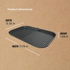 image:imageNinja XL Woodfire Grill amp Griddle Plate for OG800OG900 Ceramic Black  Ninja Woodfire XL Grill amp Griddle Plate grills and griddles at once offering a spacious ceramic surface to serve a crowd