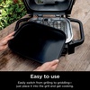 image:imageNinja XSKGRDPLT Woodfire Outdoor Flat Top Griddle Plate Compatible with Ninja Woodfire Grills OG700 series Ceramic Coating Insert BlackGrey  Ninja Woodfire Griddle Plate clicks into your grill for even edgetoedge searing and easyclean nonstick cooking146 x 11 x 22 Pack of 5