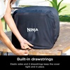 image:imageNinja XSKOCVR Premium Cover Compatible Woodfire Outdoor Oven OO100 series Adjustable Drawstrings UV and WaterResistant Lightweight Black 195 x 165 x 15  Ninja Woodfire Oven Cover is UV amp water resistant with a snug drawstring fit for the OO100 series ovenStorage Cover