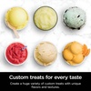image:imageRefurbished Ninja NC501 CREAMi Deluxe 11in1 Ice Cream amp Frozen Treat Maker with 2 XL Family Size Pint Containers Dark Silver