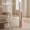 image:imageShark TurboBlade Bladeless Tower Fan Dove TF202SWH  UltraCustomizable Fan Pivots Twists Oscillates 180 10 Noise Levels  10 Speeds Easy to Clean Magnetic RemoteBlush