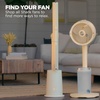 image:imageShark TurboBlade Bladeless Tower Fan Dove TF202SWH  UltraCustomizable Fan Pivots Twists Oscillates 180 10 Noise Levels  10 Speeds Easy to Clean Magnetic RemoteButter