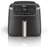 image:imageNinja Air Fryer Pro 4in1 Capacity 5 m2 47 Litres Outdoor Roast BBQ Heating Drainage BBQ Air Crisp Technology Nonstick Basket and Crispy Griddle Grey