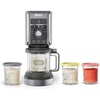 image:imageNinja CREAMi Deluxe Ice Cream amp Frozen Treat Maker Includes 4 FamilySized 24 oz Tubs for Ice Cream Sorbet Milkshakes Frozen Yogurt amp More 11in1 XL Capacity SilverCREAMi Deluxe  4 24oz Pints