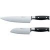 image:imageNinja K32002 Foodi NeverDull System 2Piece Chef Knife amp Santoku Knife Set Premium German Stainless Steel Black